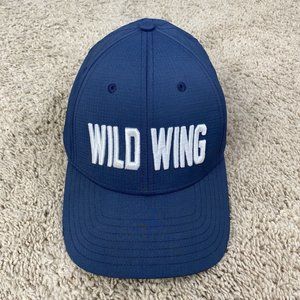 TaylorMade Golf Hat Wild Wing Myrtle Beach Blue Strapback Raised‎ Letters Cap